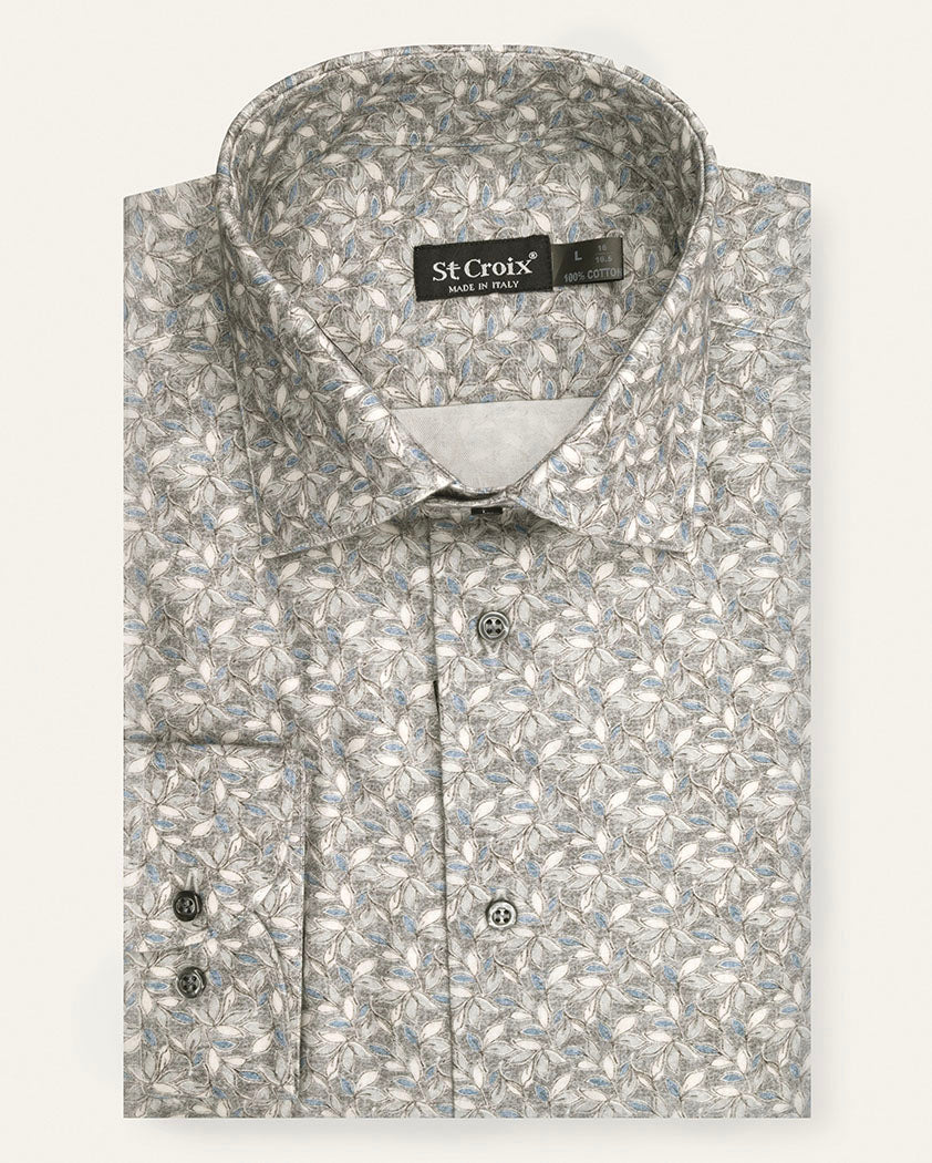 Medallion Floral Cotton Shirt